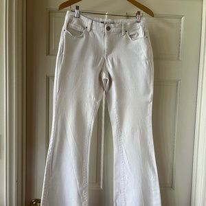 Anne Klein White Flare Jeans